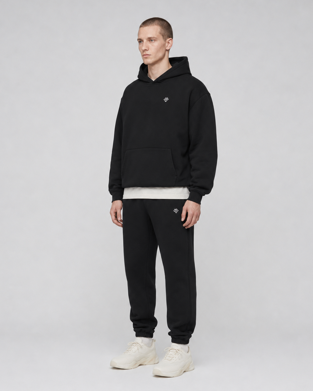 Heavyweight Warm Up Joggers (Black)